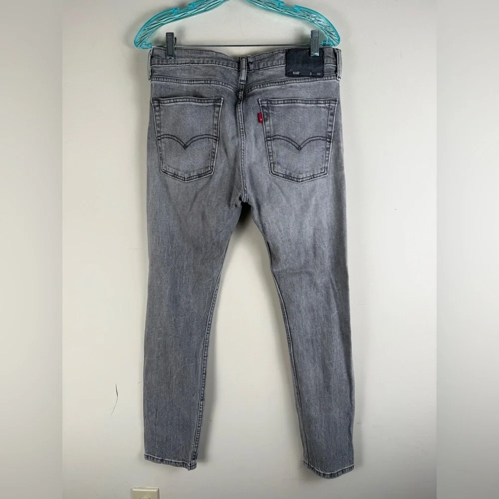 Levi 510 Skinny Fit Men’s Grey Jeans Size 31x30‎